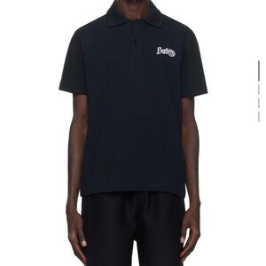 Burberry Black Polo Shirt Classic Short Sleeve